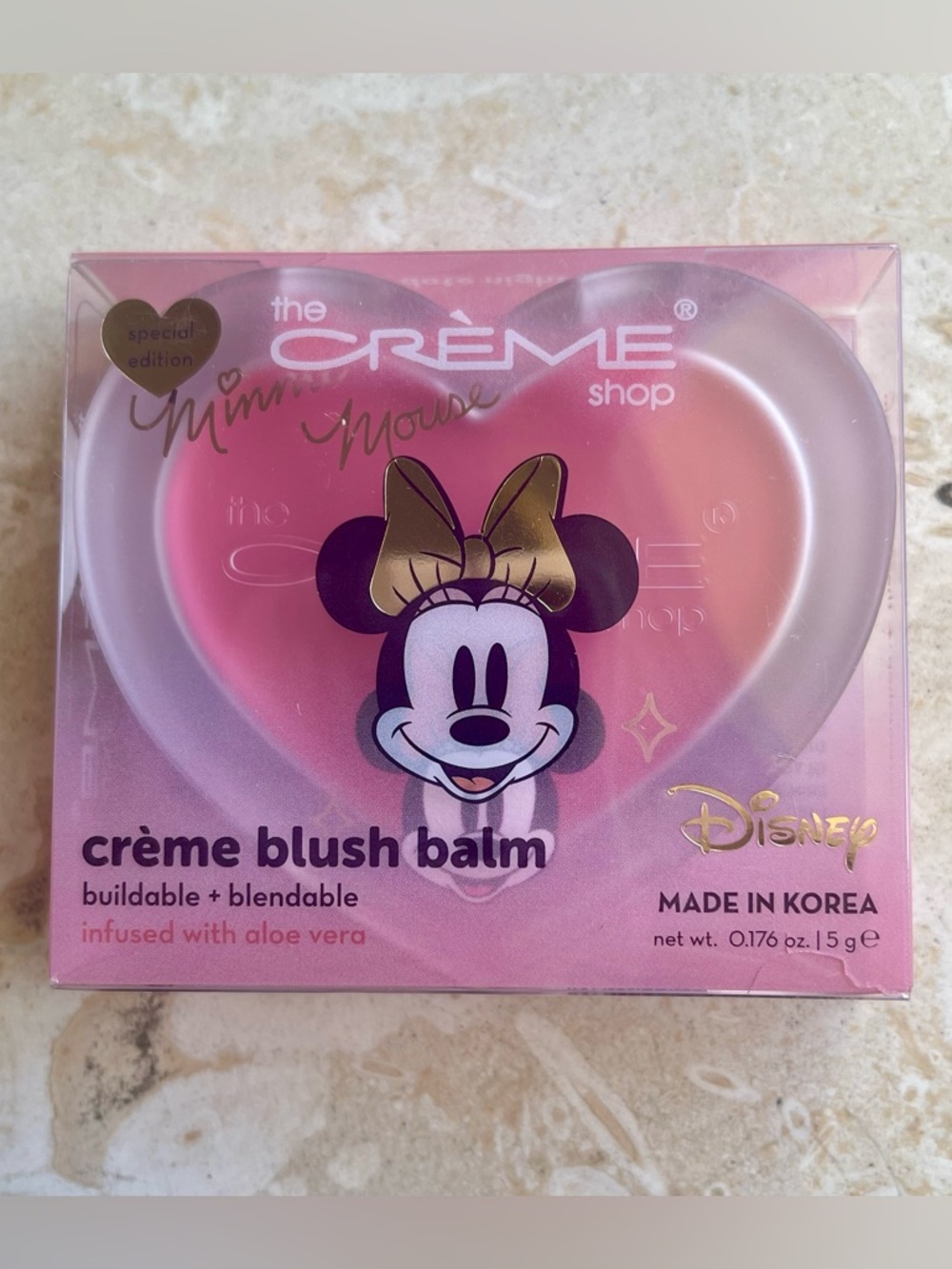 The Crème Shop | Disney Minnie: Cream Blush Balm in "Date Night" New In Box